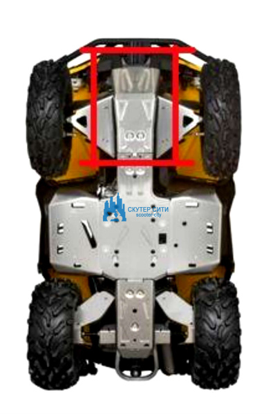 Передняя часть защиты для квадроцикла BRP Can Am Outlander G2